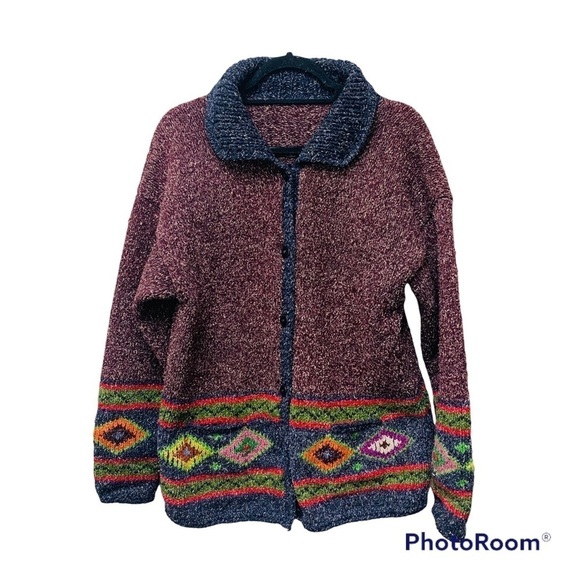 Boiled Wool Cardigan - Picture 1 of 13